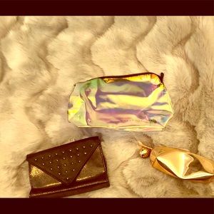 🔴 Lot of 3 Mixed Brand Makeup Bags